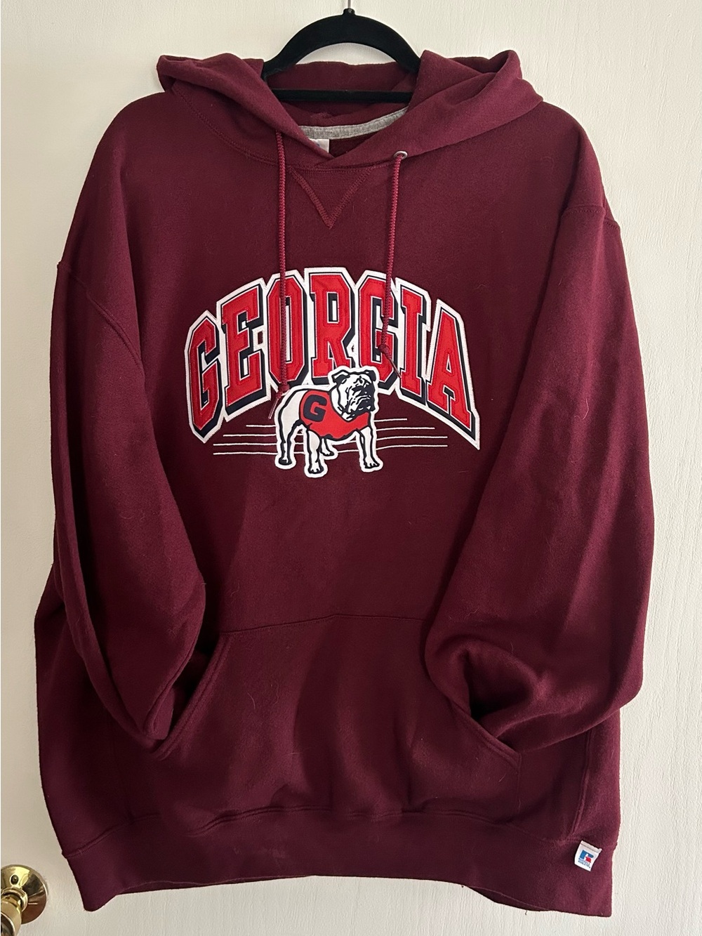 Russell Athletic Maroon Georgia Bulldogs Pullover Hoodie